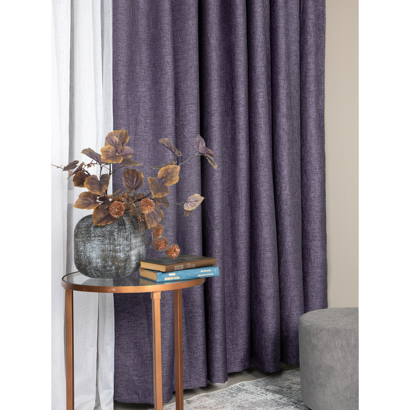 Штора рогожка ROUND PLUM 170х270 см - 1 шт. Штора рогожка ROUND PLUM 170х270 см - 1 шт.
