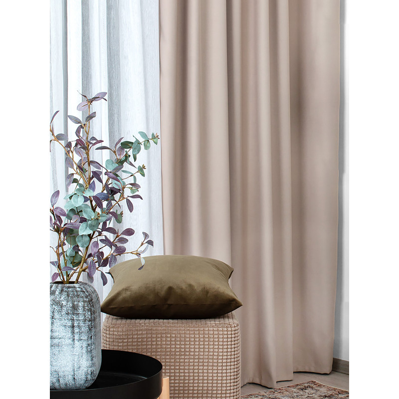 Штора супершёлк SOUL BEIGE 200х270 см - 1 шт. Штора супершёлк SOUL BEIGE 200х270 см - 1 шт.
