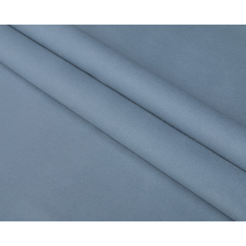 Ткань замша AURORA BLUE (LE) на отрез от 1 м.п, ширина 140 см
