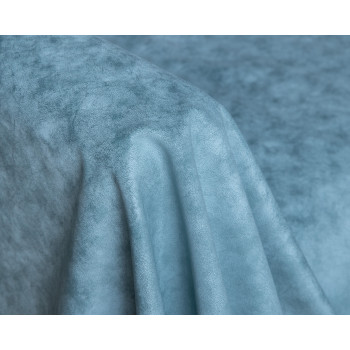 Ткань велюр ALASKA BLUE на отрез от 1 м.п, ширина 140 см