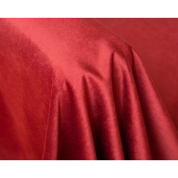 Ткань велюр BINGO RED на отрез от 1 м.п, ширина 140 см