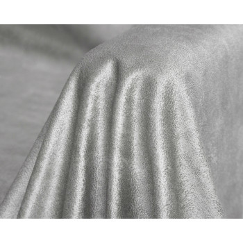 Ткань велюр DIVA GREY (LE) на отрез от 1 м.п, ширина 140 см