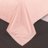 Комплект постельного белья Изольда Египетский хлопок Розовый Евро
