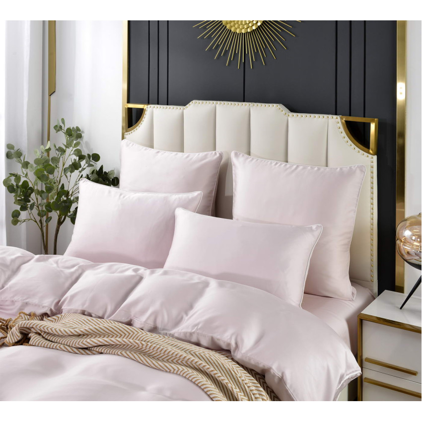 Комплект постельного белья Тенсел Андре N8 Розовый Евро