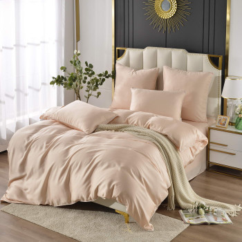 Комплект постельного белья Тенсел Андре N5 Розовый Евро
