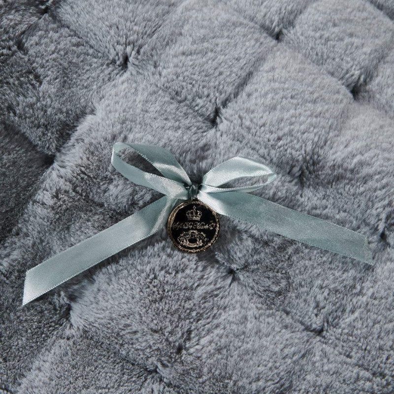 Меховой плед Бернард Светло-серый 220x240 Меховой плед Бернард Светло-серый 220x240