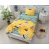 Детский комплект постельного белья с одеялом Кораблики желтый