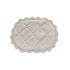 Набор ковриков для ванной кружевной Brianna Серый 60x100 и 50x70