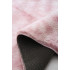 Меховой ковер Fiona Розовый Круглый 150 см