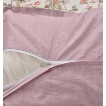 Постельное белье Гвинет Розовый Евро 4 н