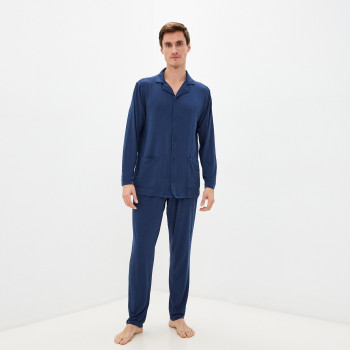 Мужская пижама Адам синяя L