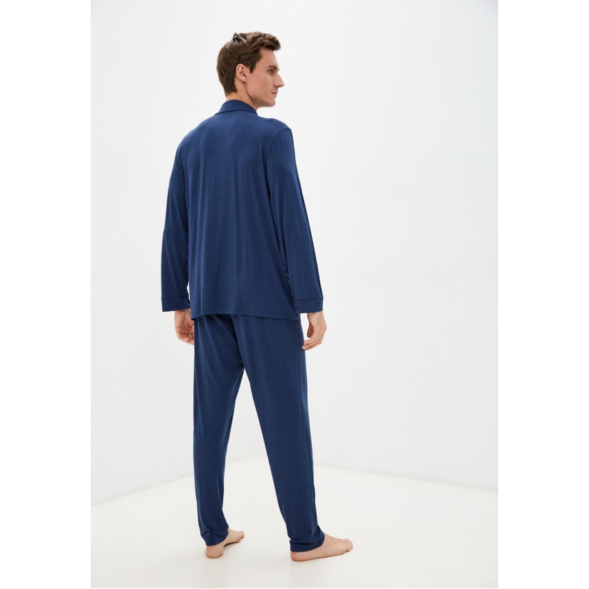 Мужская пижама Адам синяя S