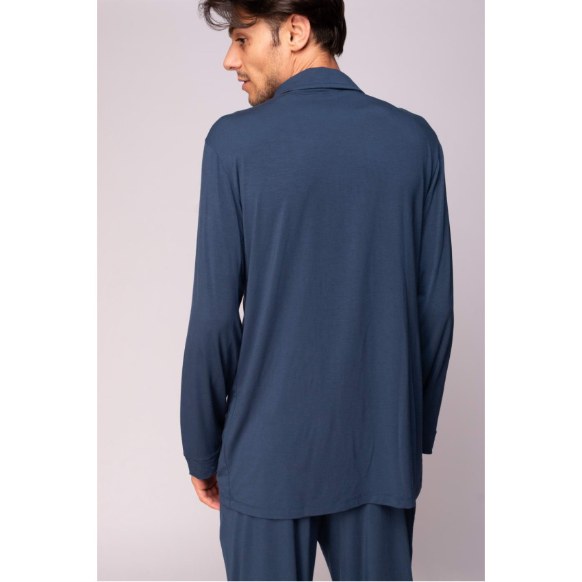 Мужская пижама Адам синяя XL