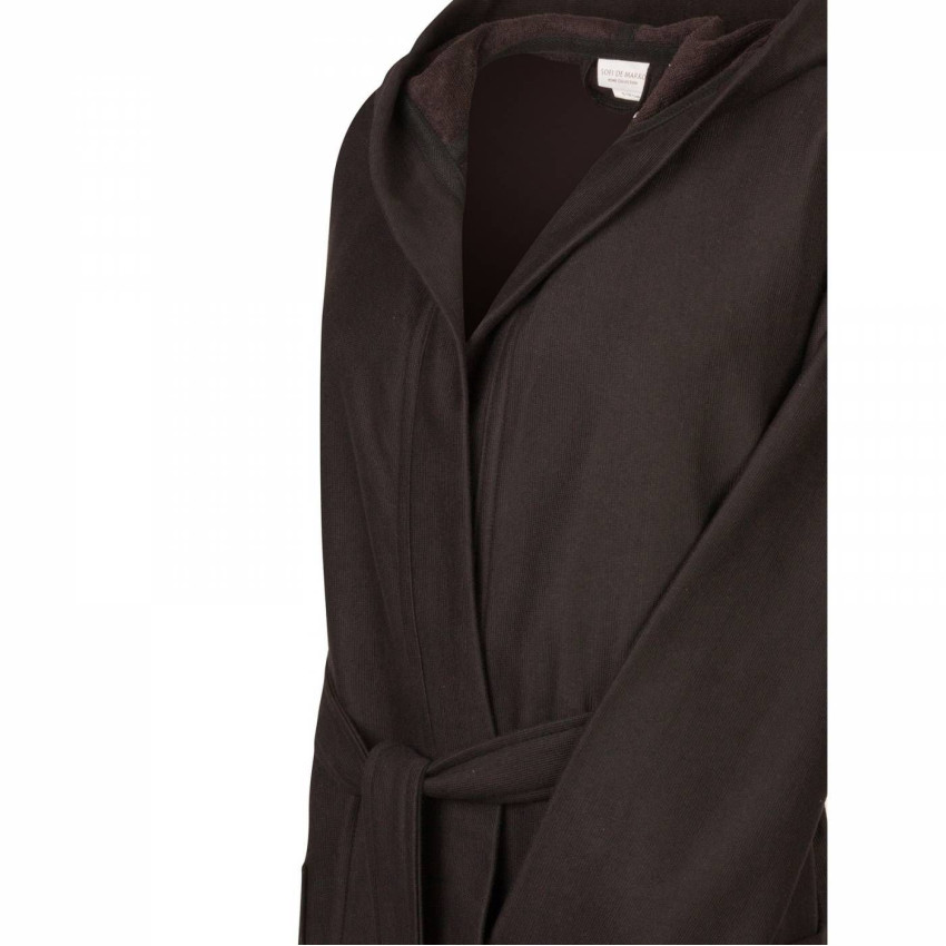 Махровый халат с капюшоном Марвин Черный L