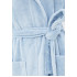 Махровый халат с капюшоном Шанти Голубой M
