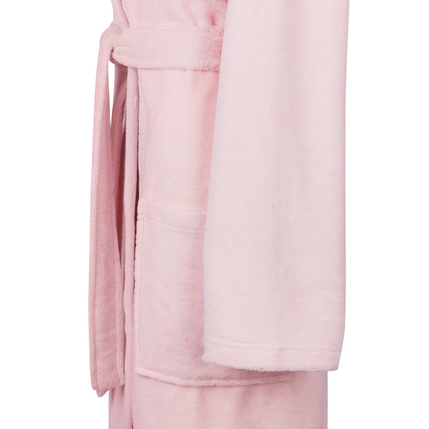 Махровый халат с капюшоном Шанти Розовый L