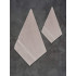 Махровое полотенце Damaris  Светло-серый 50х90