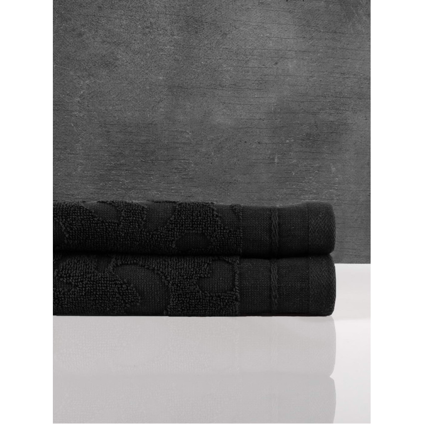 Махровое полотенце Tiger Черный 100x150