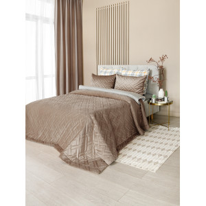 Покрывало Adria Beige Бежевый 135x230 см
