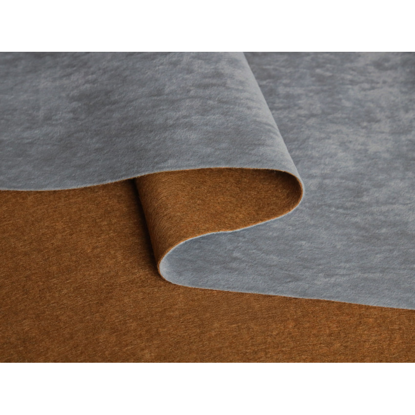 Ткань велюр Balance Cloud Темно-серый, ширина 140 см