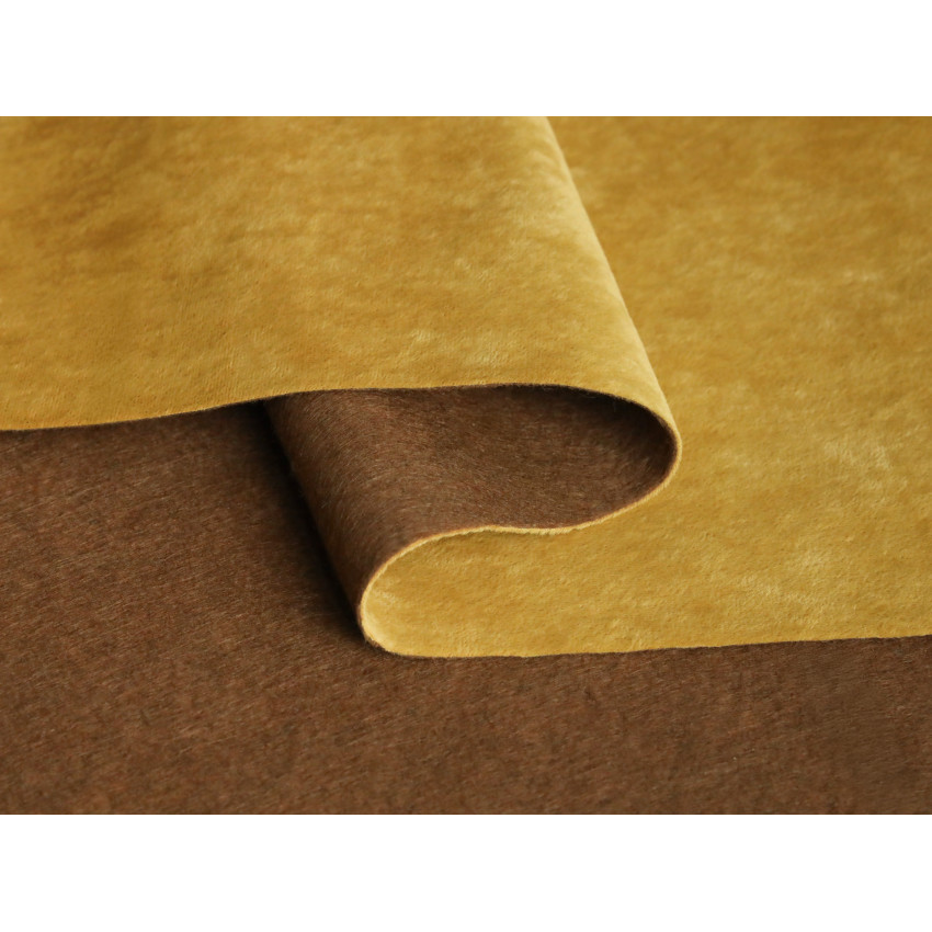 Ткань велюр Balance Mustard Горчичный, ширина 140 см Ткань велюр Balance Mustard Горчичный, ширина 140 см