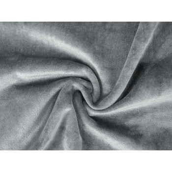 Ткань велюр Bellezza Shadow Темно-серый, ширина 140 см