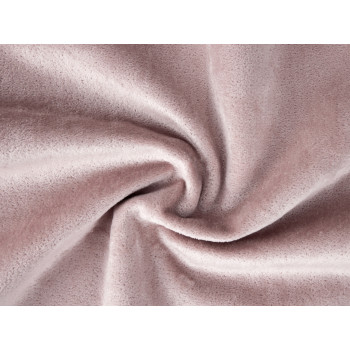Ткань велюр Bellezza Rose Розовый, ширина 140 см