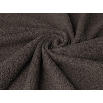 Ткань велюр Bravo Bitter Темно-коричневый, ширина 140 см