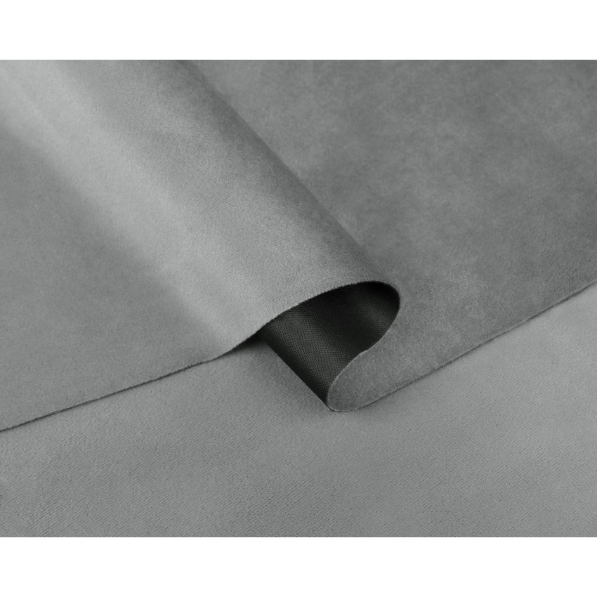 Ткань велюр Fiore Steel Темно-серый, ширина 140 см