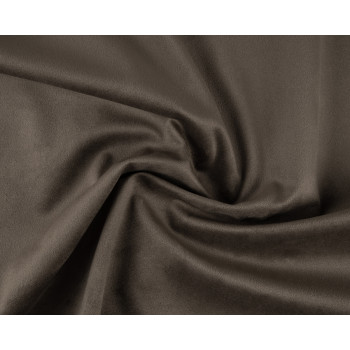 Ткань велюр Fiore Bitter Темно-коричневый, ширина 140 см