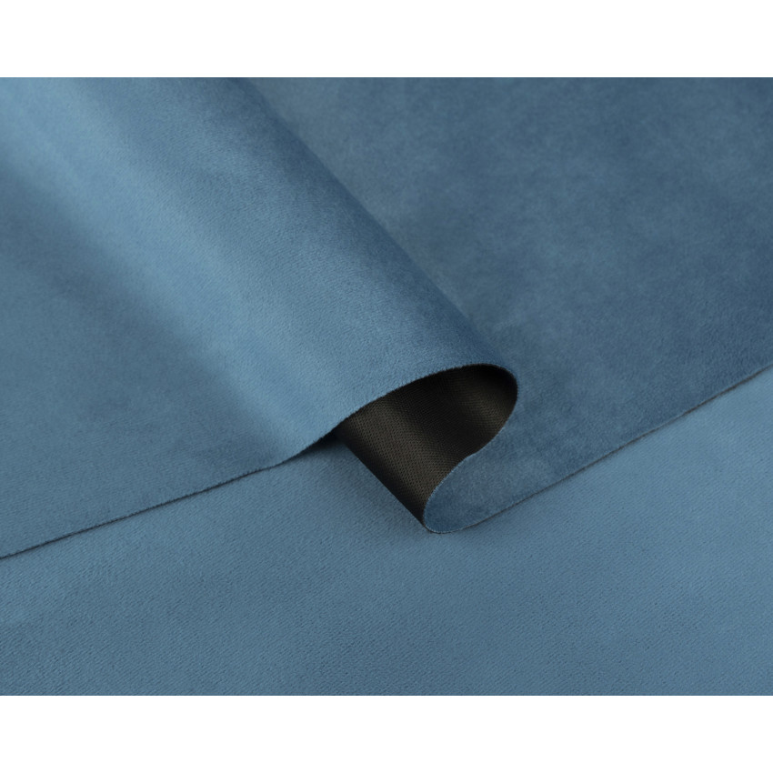 Ткань велюр Fiore Denim Синий, ширина 140 см Ткань велюр Fiore Denim Синий, ширина 140 см