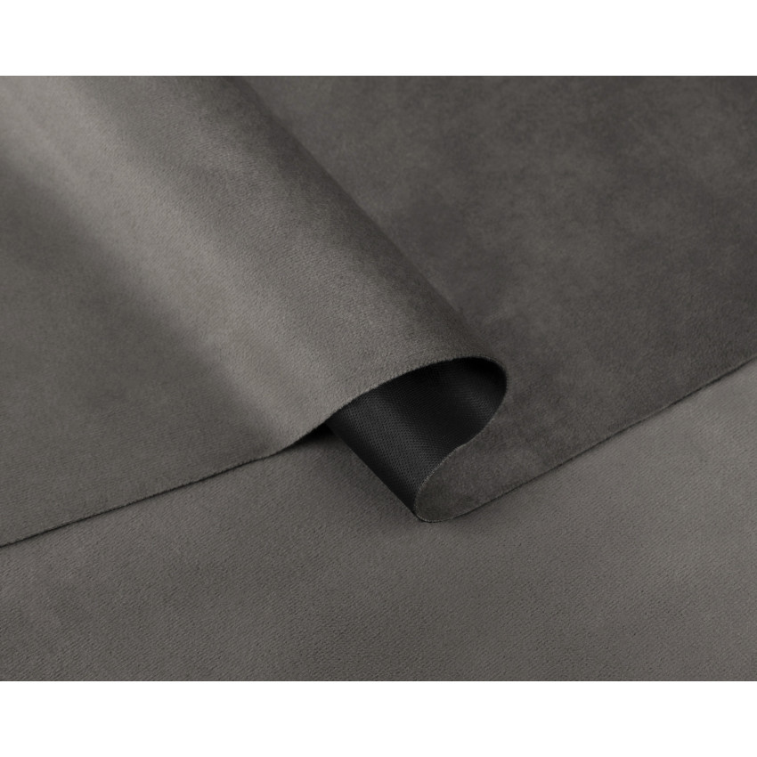 Ткань велюр Fiore Vision Серо-коричневый, ширина 140 см