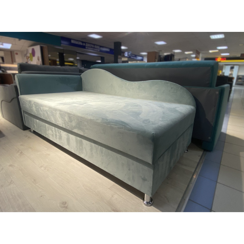 Ткань велюр Fiore Mint Мятный, ширина 140 см Ткань велюр Fiore Mint Мятный, ширина 140 см