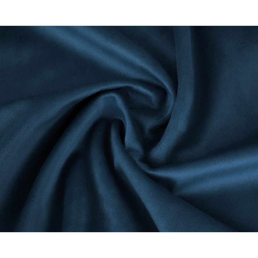 Ткань велюр Fiore Navy Темно-синий, ширина 140 см