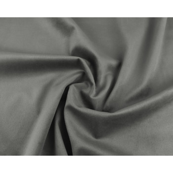 Ткань велюр Fiore Grey Серый, ширина 140 см