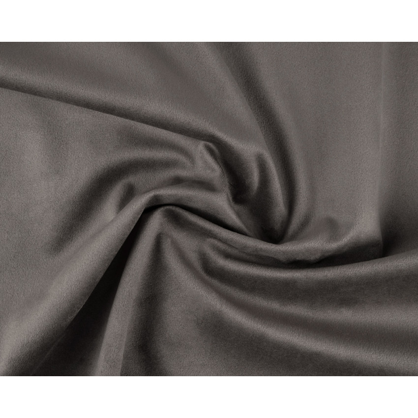 Ткань велюр Fiore Vision Серо-коричневый, ширина 140 см