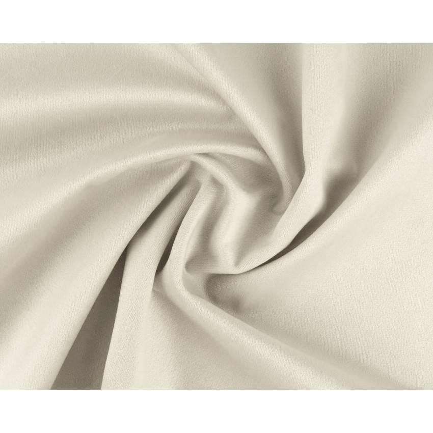 Ткань велюр Fiore Bone Слоновая кость, ширина 140 см