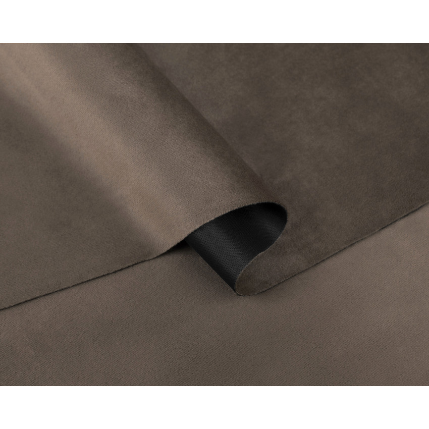 Ткань велюр Fiore Chocolate Шоколадный, ширина 140 см