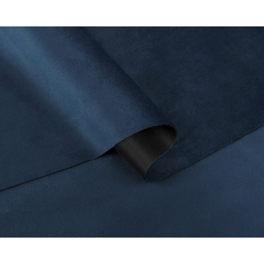 Ткань велюр Fiore Navy Темно-синий, ширина 140 см