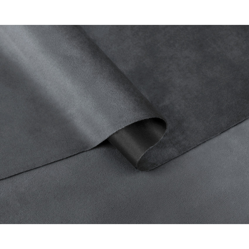Ткань велюр Fiore Grafit Графитовый, ширина 140 см