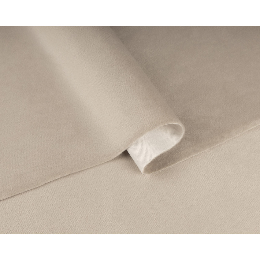 Ткань велюр Fiore Rose Бежево-розовый, ширина 140 см