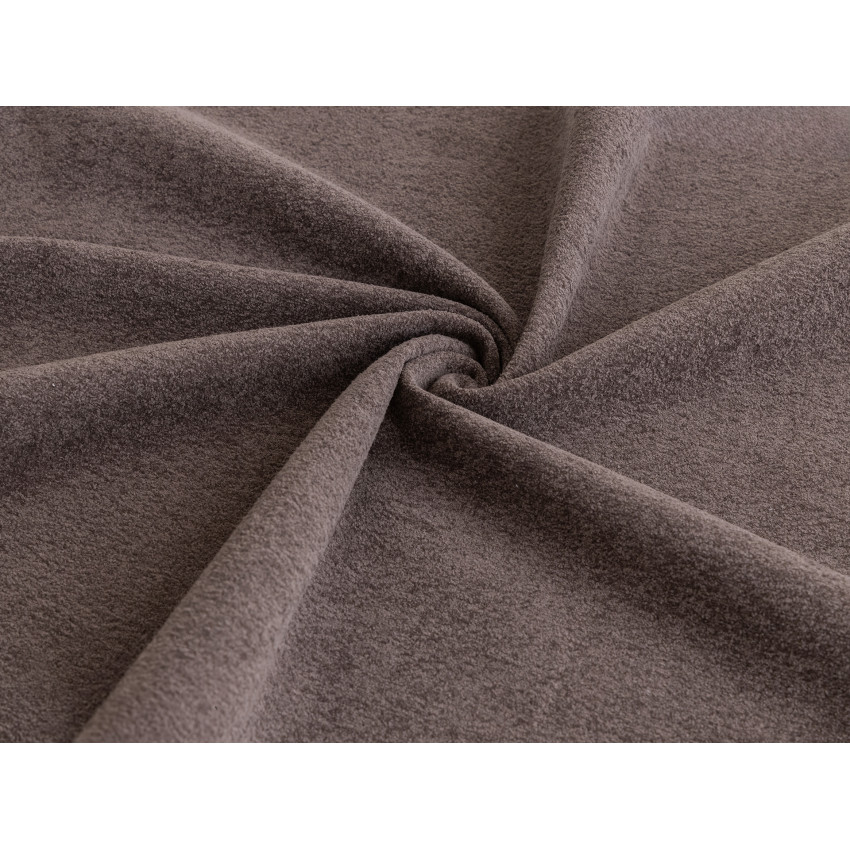 Ткань велюр Tesoro Chocolate Шоколадный, ширина 140 см