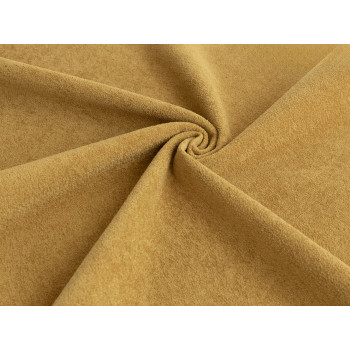 Ткань велюр Tesoro Mustard Горчичный, ширина 140 см