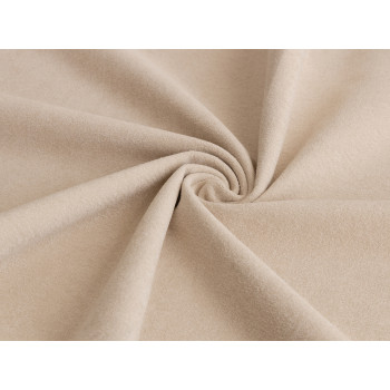 Ткань велюр Tesoro Semolina Светло-бежевый, ширина 140 см