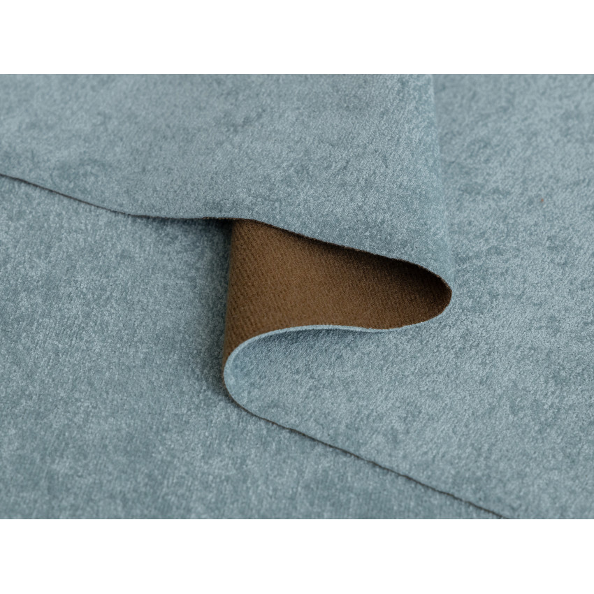 Ткань велюр Tesoro Arctic Серо-голубой, ширина 140 см