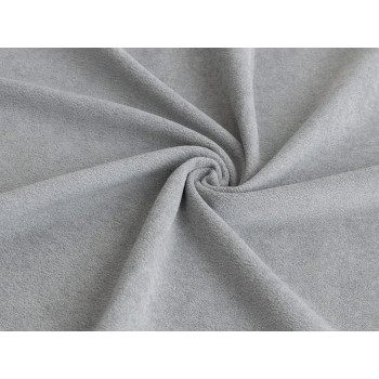 Ткань велюр Tesoro Grey Серый, ширина 140 см