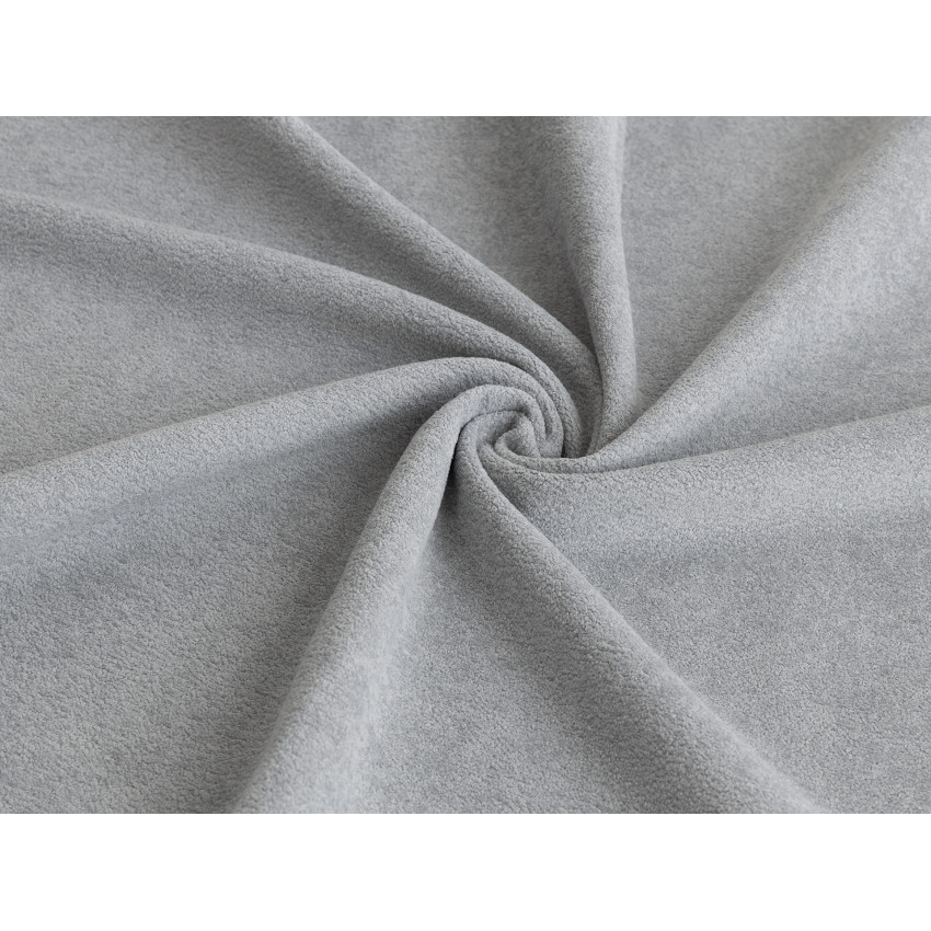 Ткань велюр Tesoro Grey Серый, ширина 140 см