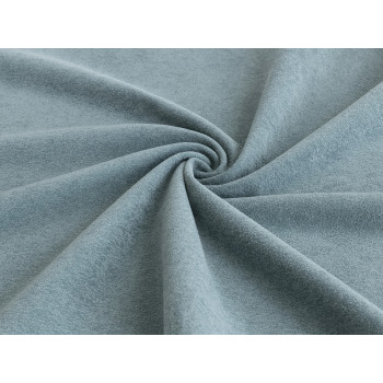 Ткань велюр Tesoro Arctic Серо-голубой, ширина 140 см