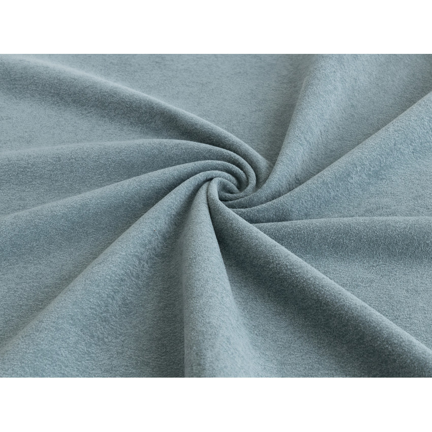 Ткань велюр Tesoro Arctic Серо-голубой, ширина 140 см