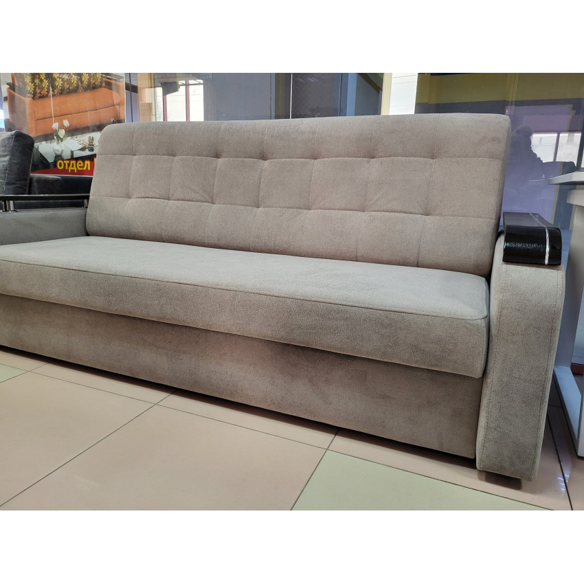 Ткань велюр Tesoro Mink Серо-коричневый, ширина 140 см